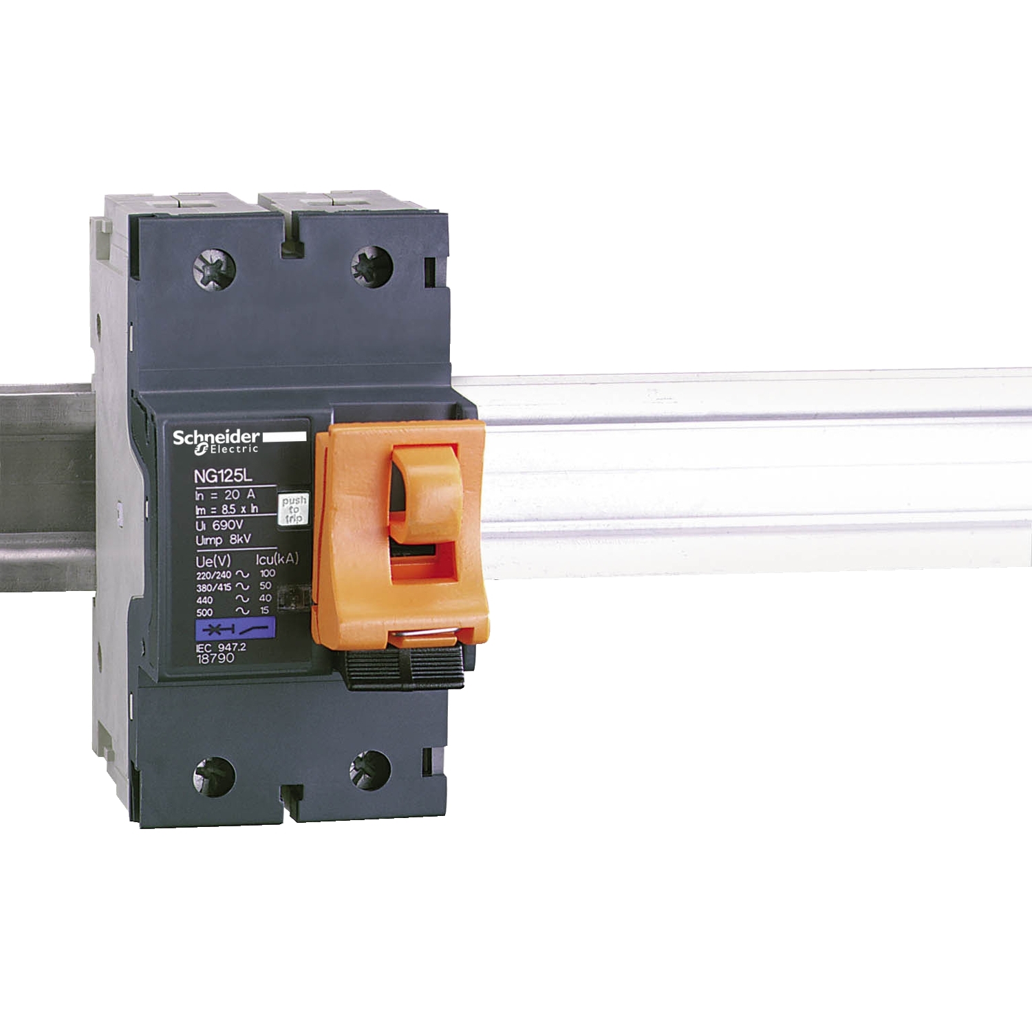 Schneider Electric Padlocking Device; for Multi 9 circuit breakers; locks OFF only